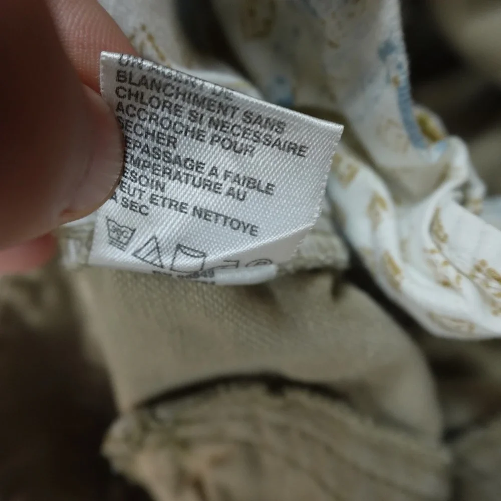 Tommy Bahama Pants Mens 36X32 Beige Tan Brown Chino Trouser Flat Front Preppy